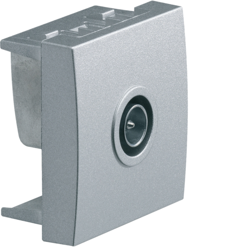 Utičnica TV direktna / završna modularna, titanijum