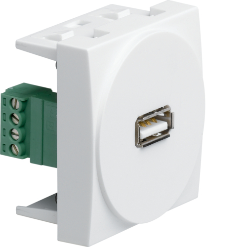 Utičnica USB 2M, bela boja