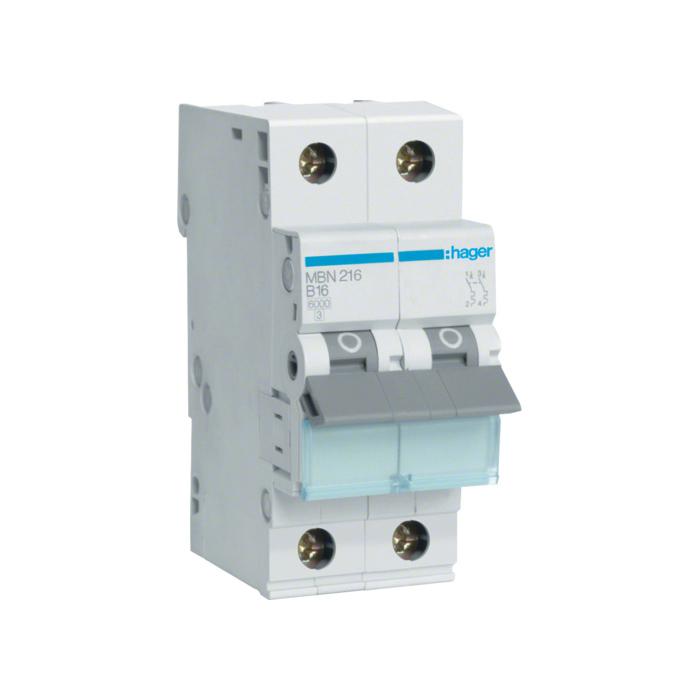 Automatski osigurač 16A, 2-polni, B, 10kA