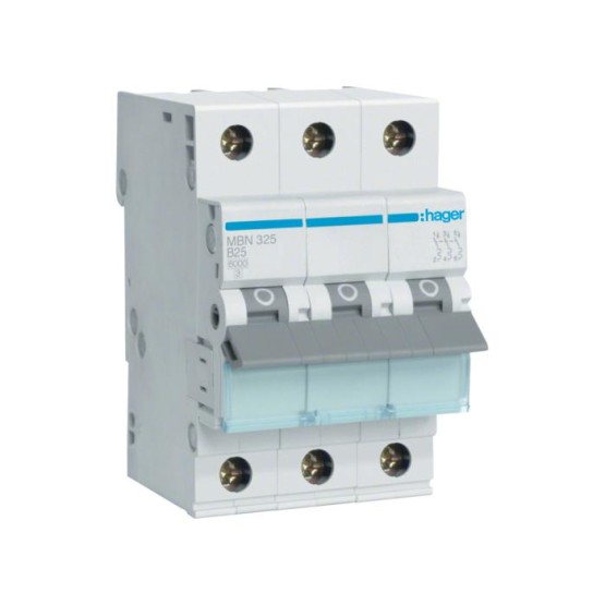 Automatski osigurač 25A, 3-polni, B, 10kA