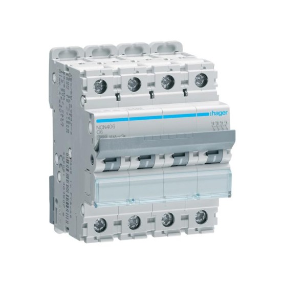 Automatski osigurač 6A, 4-polni, B, 10kA