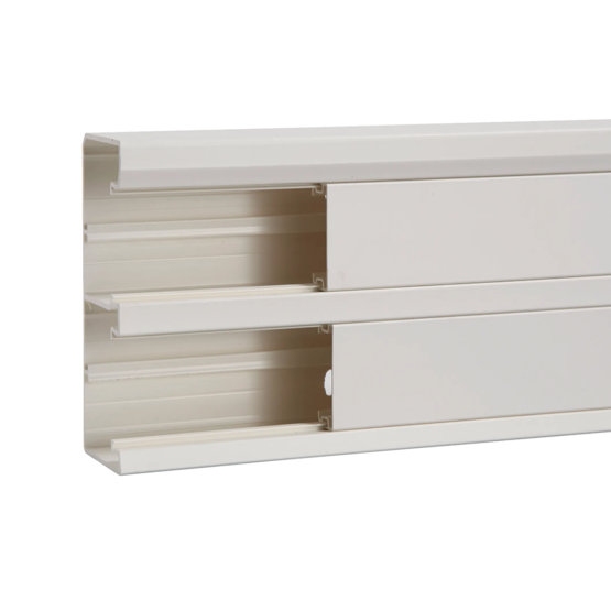 Dvodelni parapetni kanal PVC, dimenzija 54x134mm, beli - cena je po m -