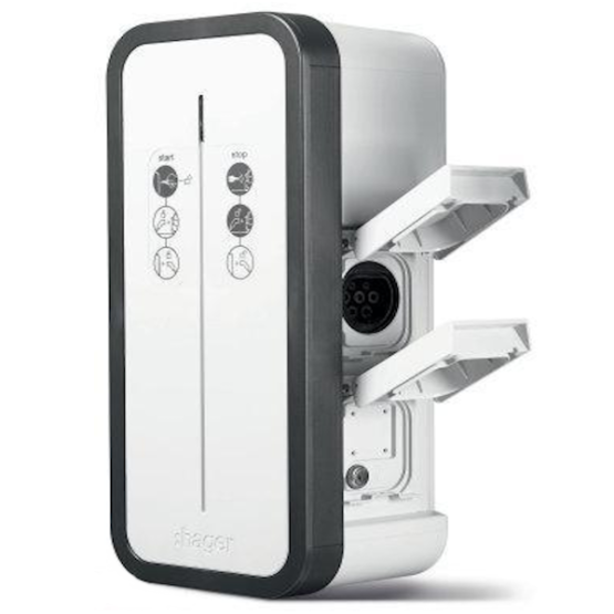 EV punjač Witty 1x22kW 3P T2 IP55 sa ključem