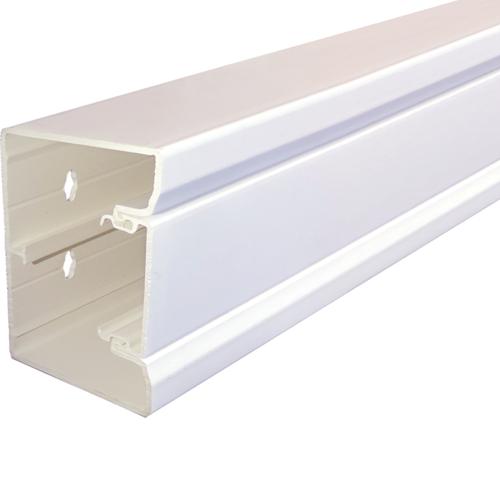 Jednodelni parapetni kanal PVC, dimenzija 54x85mm, 2m, bela