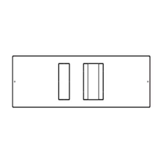 Konstruktivni element za učinske prekidace x250 sa FID blokom, horizontalna montaža,ZKII, 200x600 mm