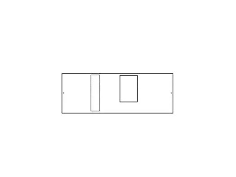 Konstruktivni element za učinske prekidace x630 sa FID blokom, horizontalna montaža, ZK II,200x600 mm