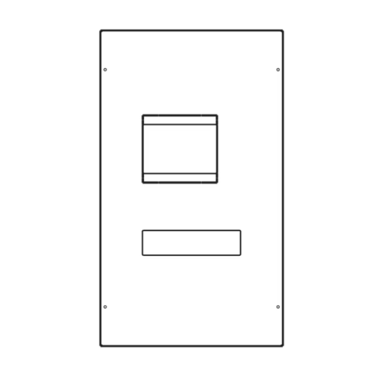 Konstruktivni element za učinske prekidače x630, vertikalna montaža, ZK II, 400x350 mm