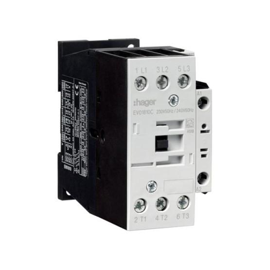 Kontakter 3P + 1NO 38A 18.5kW AC-3 24VAC