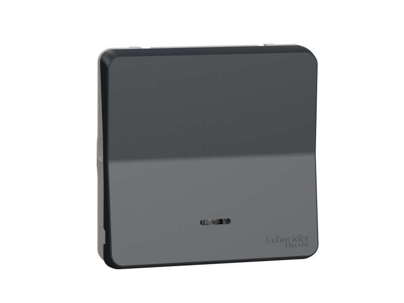 Mureva Styl - naizmenični prekidač sa LED lampicom nadgradni i ugradni - sivi