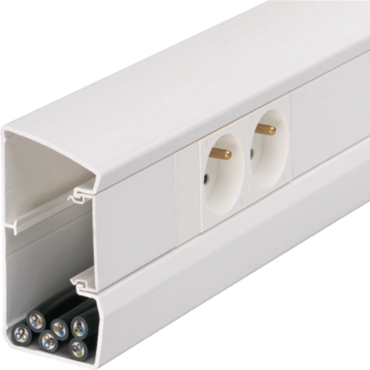 Parapetni kanal GBD, 50 x 100 mm, prometna bela