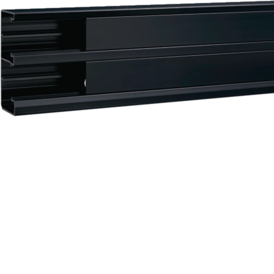 Parapetni kanal GBD, dvodijelni, 50 x 130 mm, grafitna crna - cena po 1m -