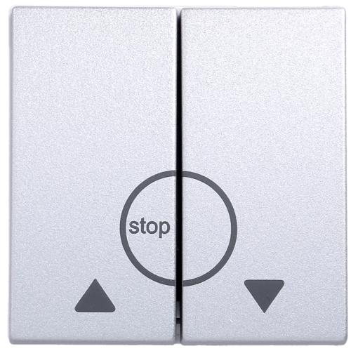 Prekidač za roletne/žaluzine 2M, titanijum