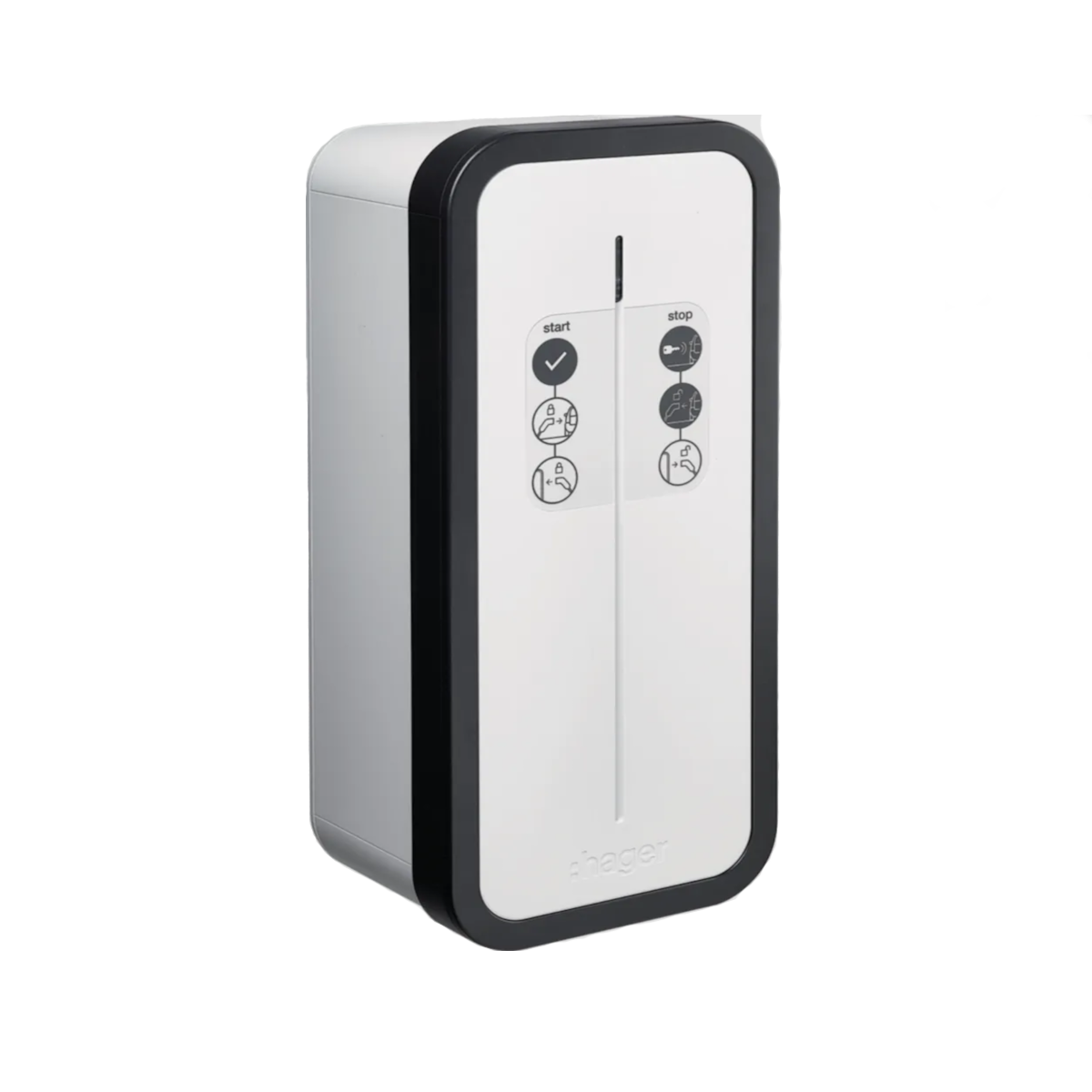 Punjač za električna vozila witty solar 1x22kW 1-3P, utikač T2, IP55, pokretanje RFID ili automatsko