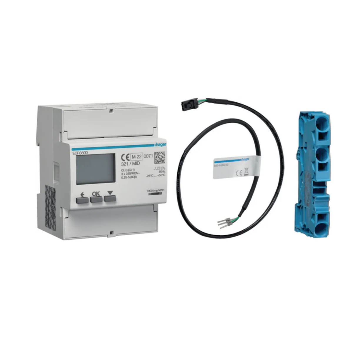 Set - 3-fazno brojilo MID i klema