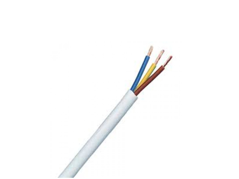 (T2) H05VV-F (PP/J 3x2.5 bela licnasti kabel