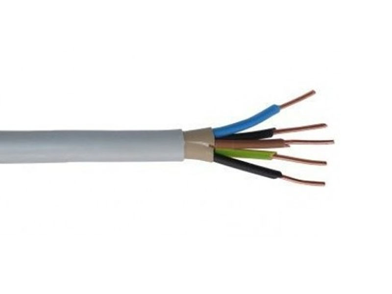 (T2) PPY 5x4 Uzidni instalacijski kabel siva(NYM)R33 TELKABL