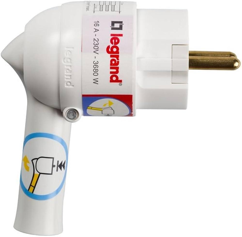 Utikac beli sa rucicom 2P+E Legrand